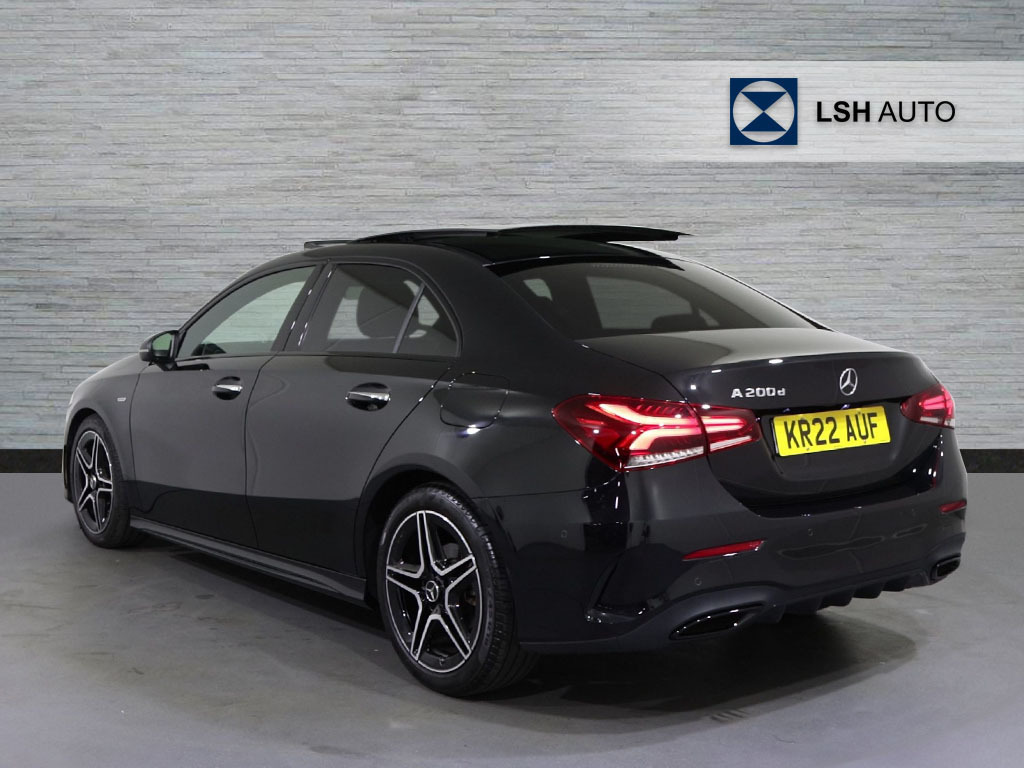Mercedes-Benz A Class A200d Amg Line Premium Plus Edition Black #2