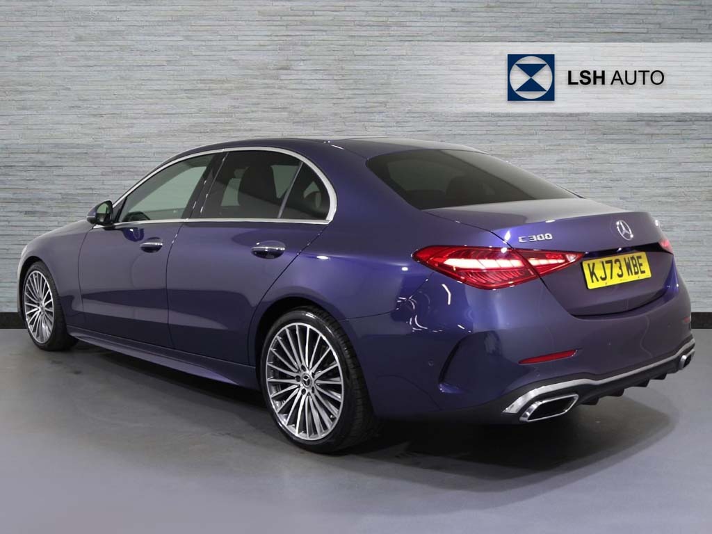 Mercedes-Benz C Class C300 Amg Line Premium 9G-tronic Blue #2