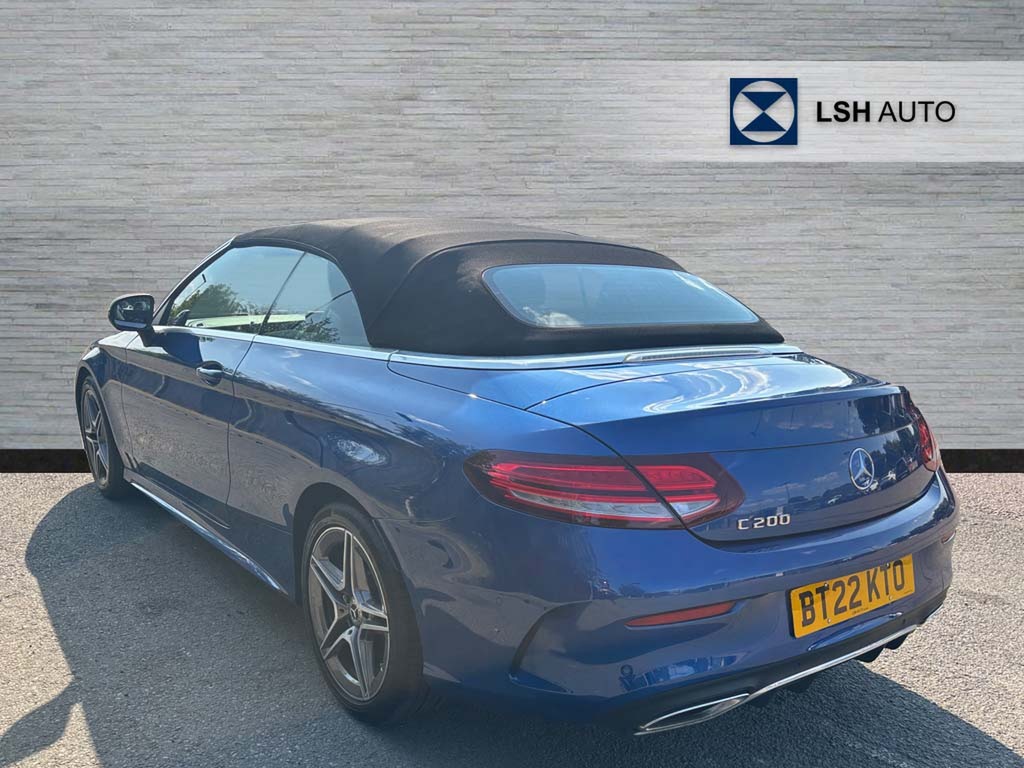 Mercedes-Benz C Class C200 Amg Line Edition 9G-tronic BT22KTO Blue #6