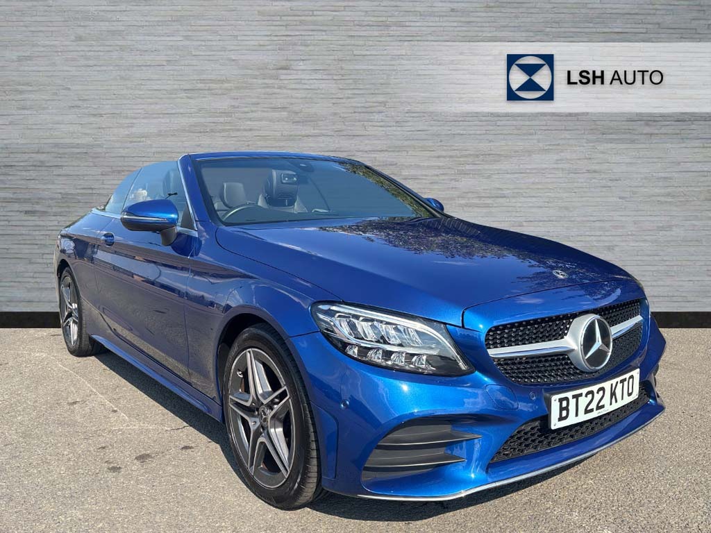 Mercedes-Benz C Class C200 Amg Line Edition 9G-tronic Blue