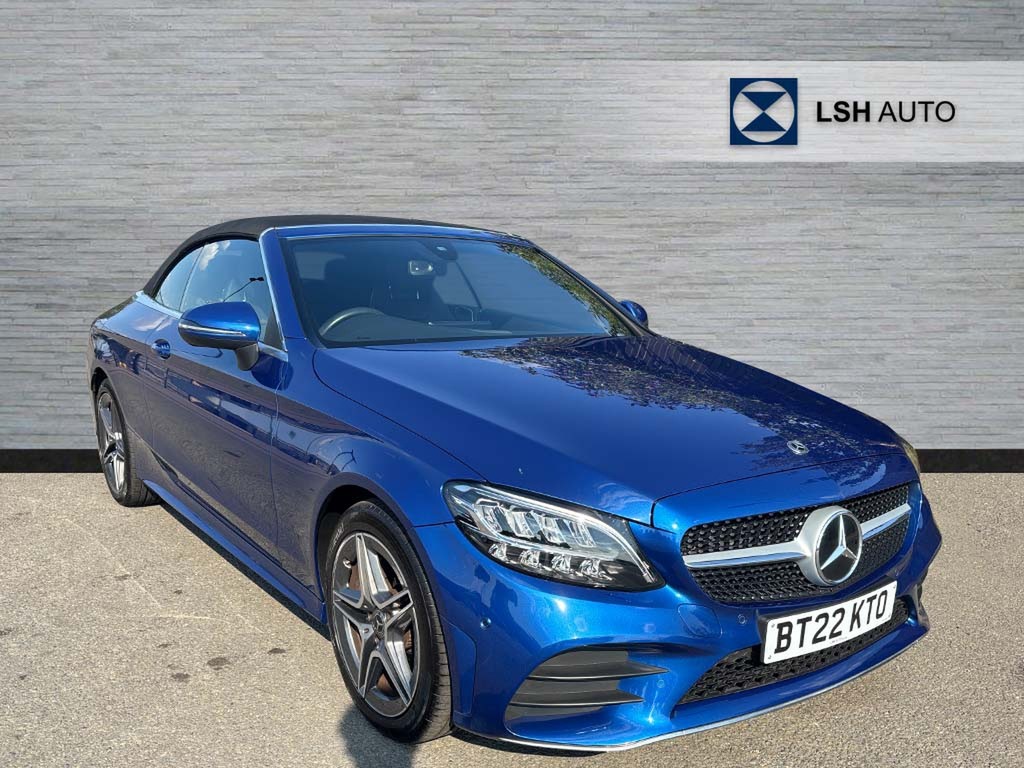 Mercedes-Benz C Class C200 Amg Line Edition 9G-tronic BT22KTO Blue #4