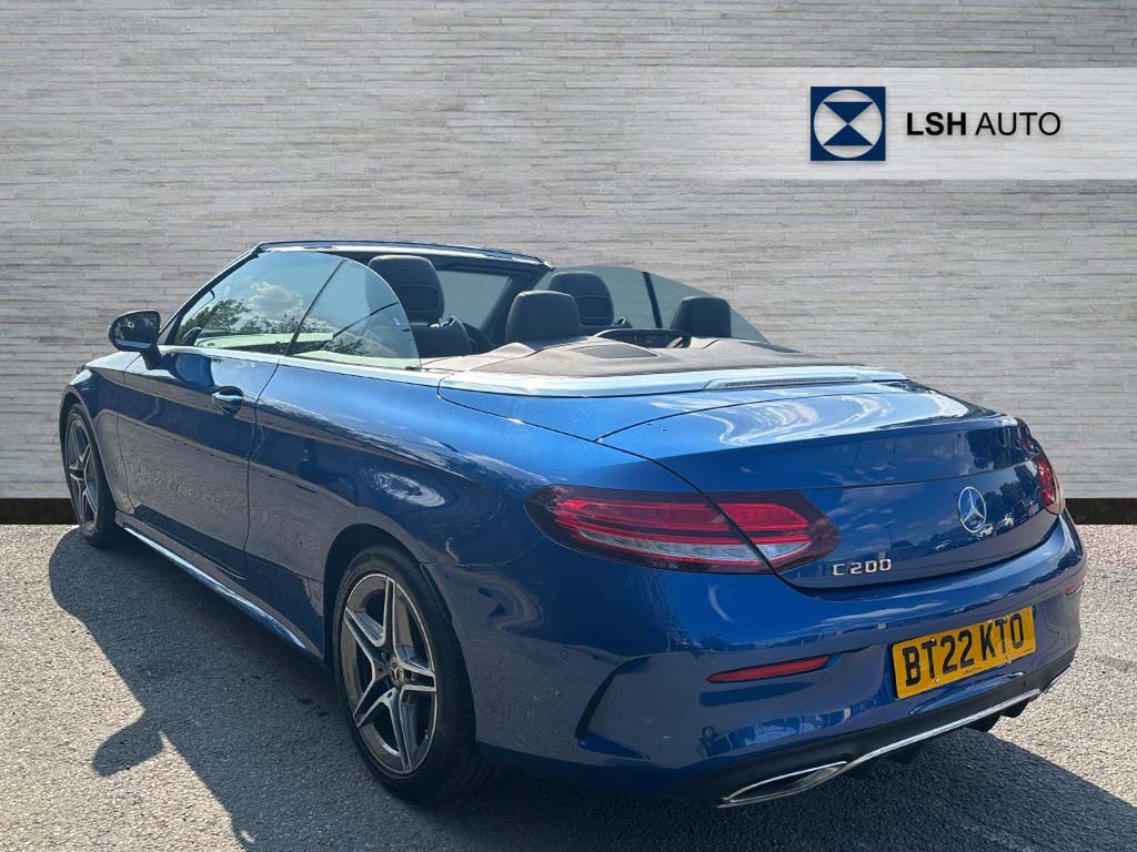 Mercedes-Benz C Class C200 Amg Line Edition 9G-tronic BT22KTO Blue #2