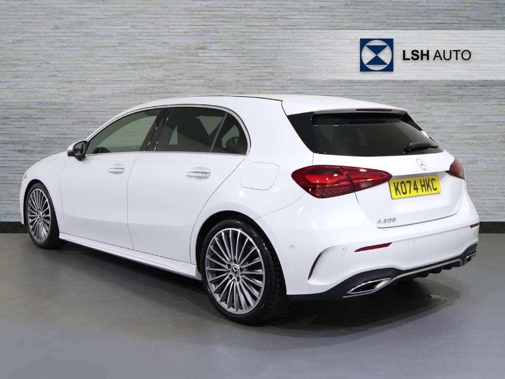 Mercedes-Benz A Class A200 Amg Line Premium Plus KO74HKC White #2