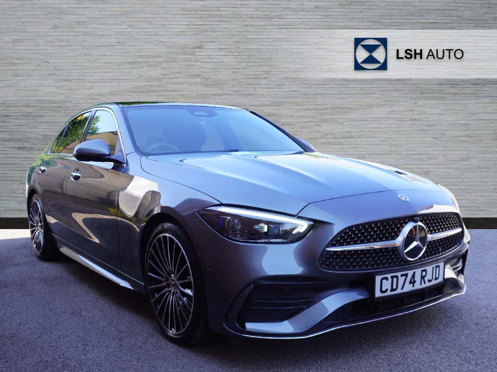 Mercedes-Benz C Class C200 Amg Line Premium Plus 9G-tronic Grey