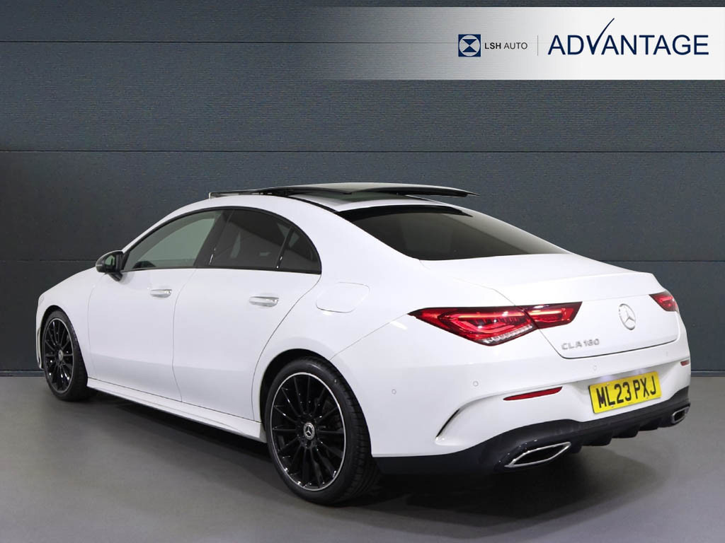 Mercedes-Benz CLA Class Cla 180 Amg Line Premium Plus Night Edition Ti ML23PXJ White #2