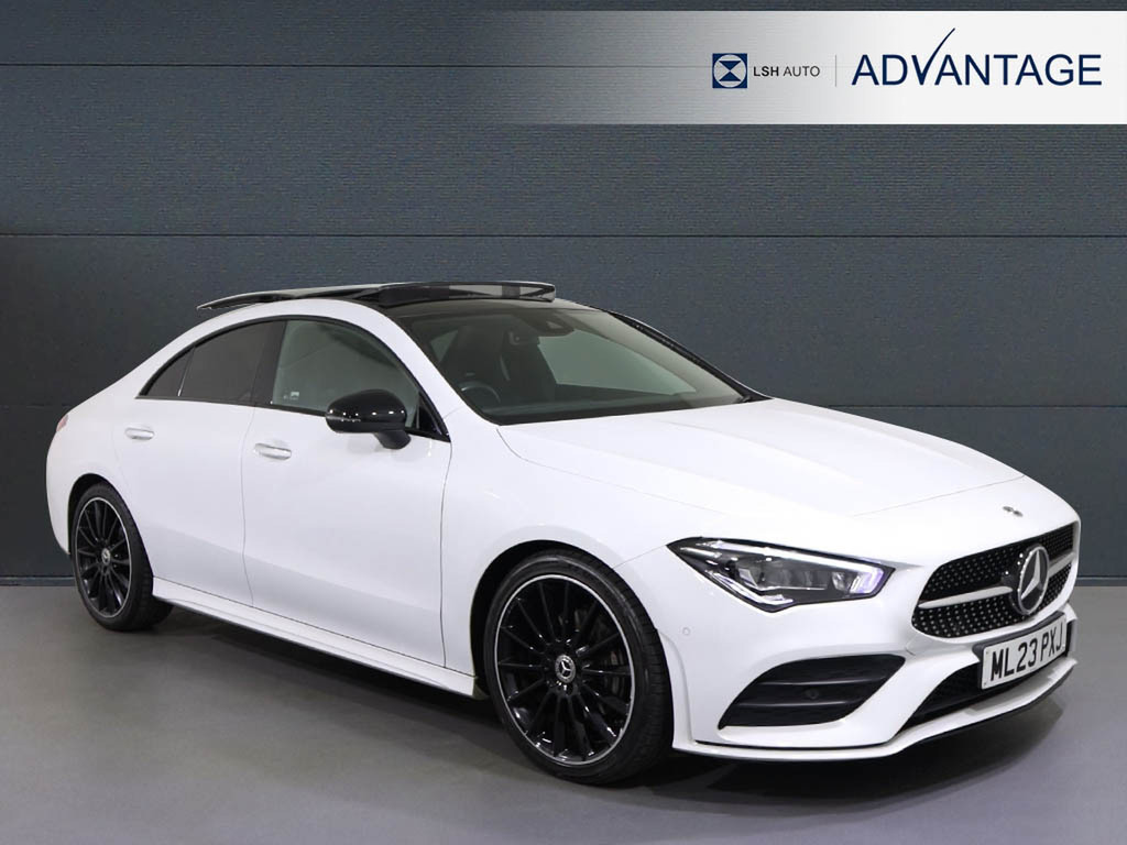 Mercedes-Benz CLA Class Cla 180 Amg Line Premium Plus Night Edition Ti White
