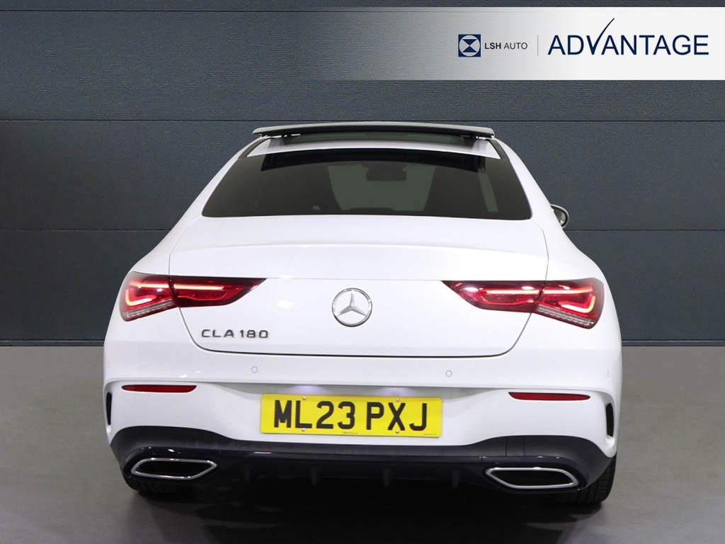 Mercedes-Benz CLA Class Cla 180 Amg Line Premium Plus Night Edition Ti ML23PXJ White #5