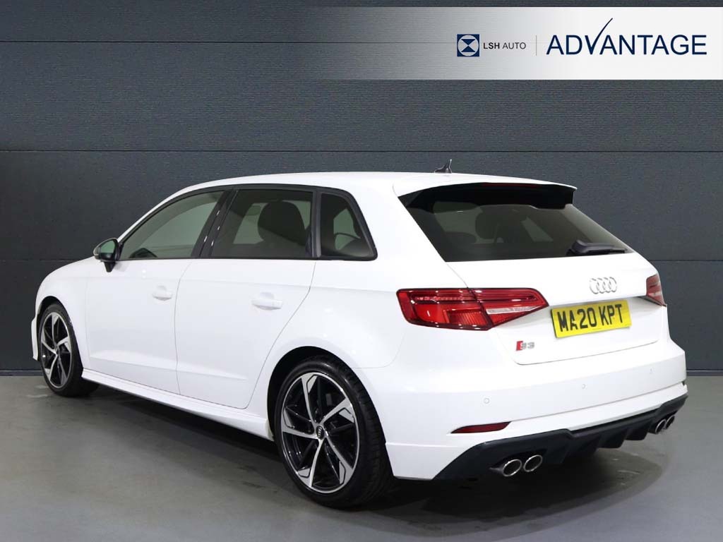 Audi A3 S3 Tfsi 300 Quattro Black Edition S Tronic MA20KPT White #2