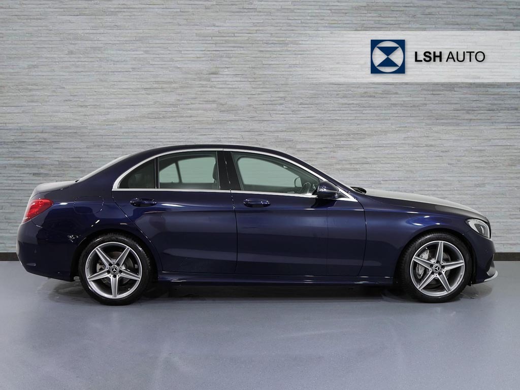 Mercedes-Benz C Class C220d Amg Line 9G-tronic Blue #2