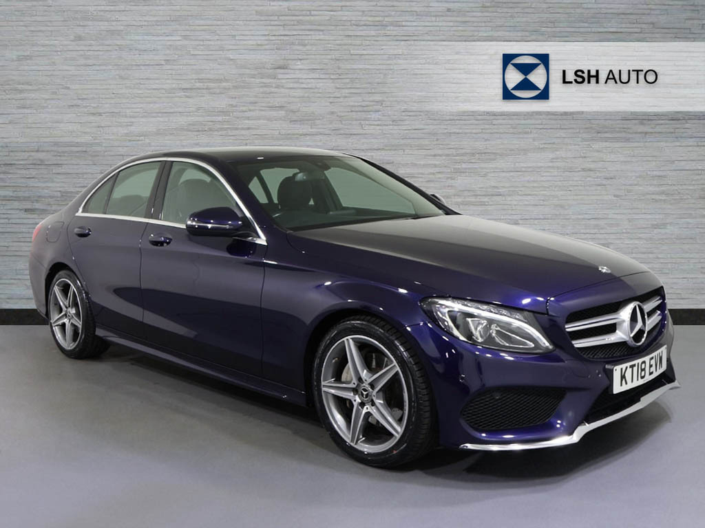 Mercedes-Benz C Class C220d Amg Line 9G-tronic Blue