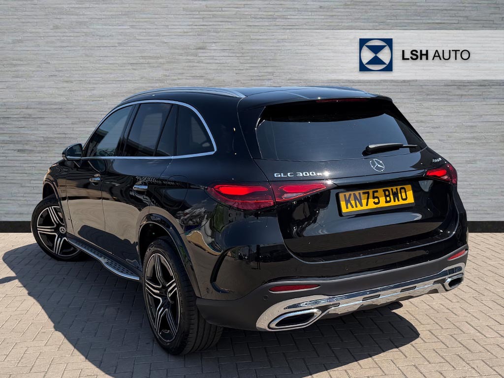 Mercedes-Benz GLC Class Glc 300E 4Matic Amg Line Premium Panoramic 9 KN75BWO Black #2