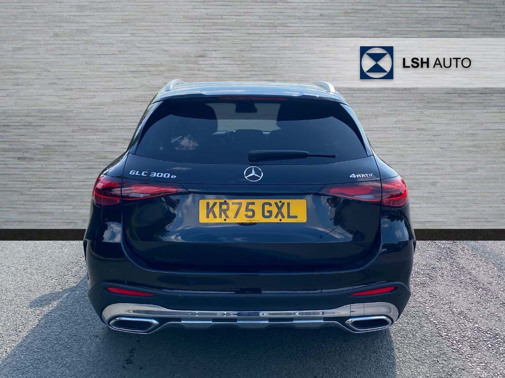 Mercedes-Benz GLC Class Glc 300E 4Matic Amg Line Premium Panoramic 9 KR75GXL Black #4