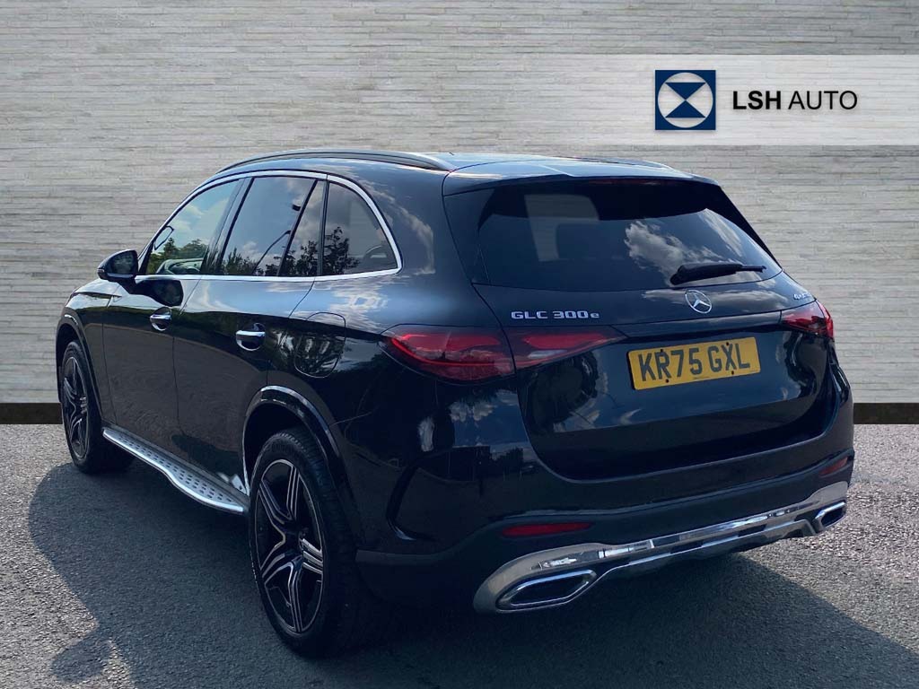 Mercedes-Benz GLC Class Glc 300E 4Matic Amg Line Premium Panoramic 9 KR75GXL Black #2