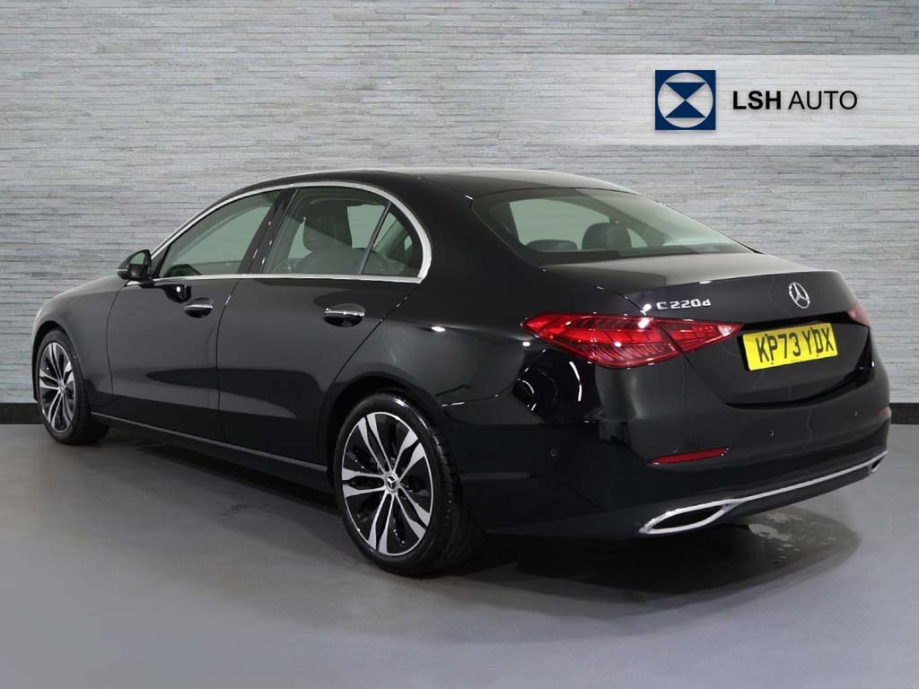 Mercedes-Benz C Class C220d 197 Exclusive Luxury 9G-tronic KP73YDX Black #2