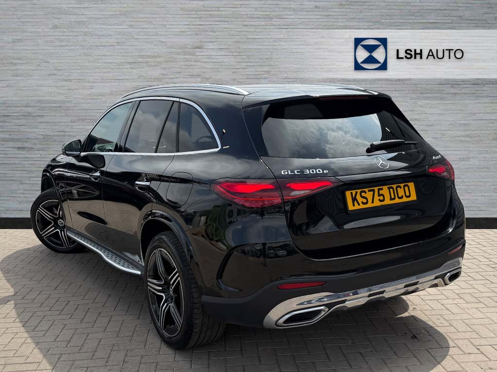 Mercedes-Benz GLC Class Glc 300E 4Matic Amg Line Premium Panoramic 9 KS75DCO Black #2