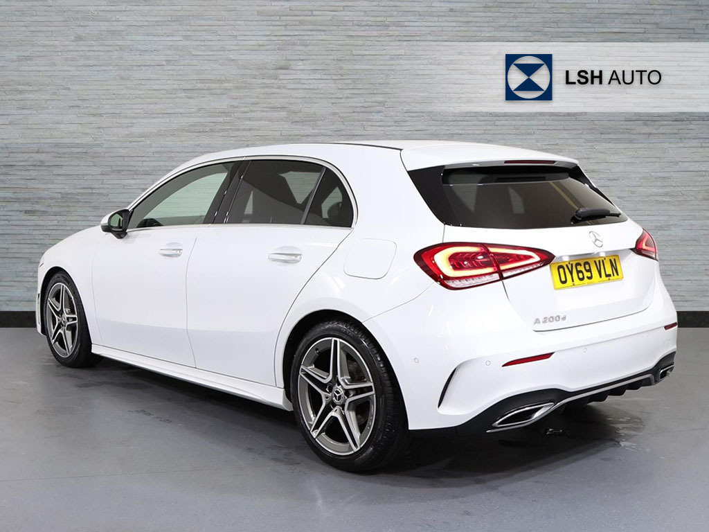 Mercedes-Benz A Class A200d Amg Line Premium Plus White #2