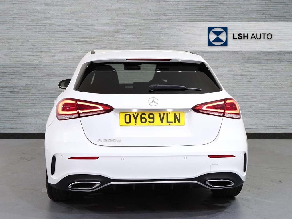 Mercedes-Benz A Class A200d Amg Line Premium Plus White #5