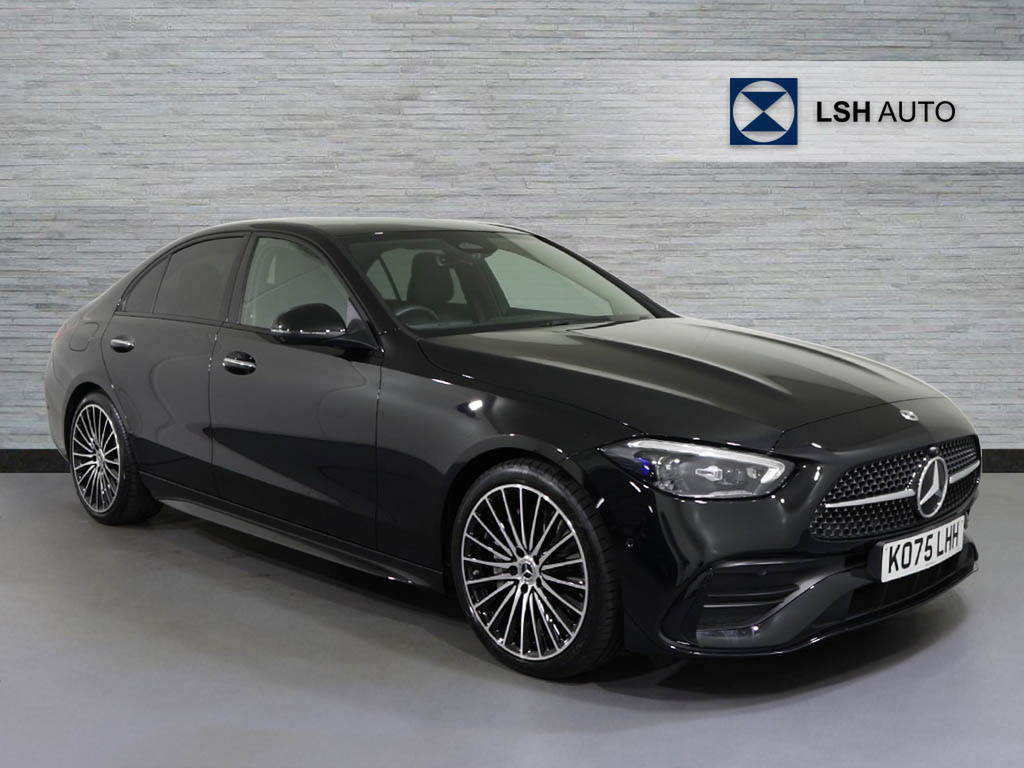 Mercedes-Benz C Class C200 Amg Line Premium Plus 9G-tronic Black