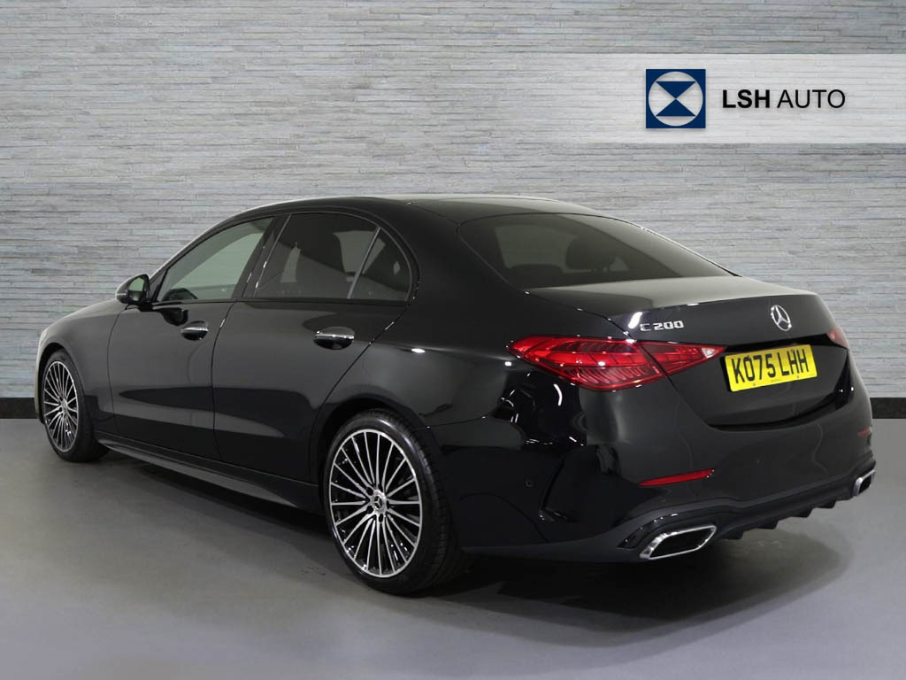 Mercedes-Benz C Class C200 Amg Line Premium Plus 9G-tronic KO75LHH Black #2