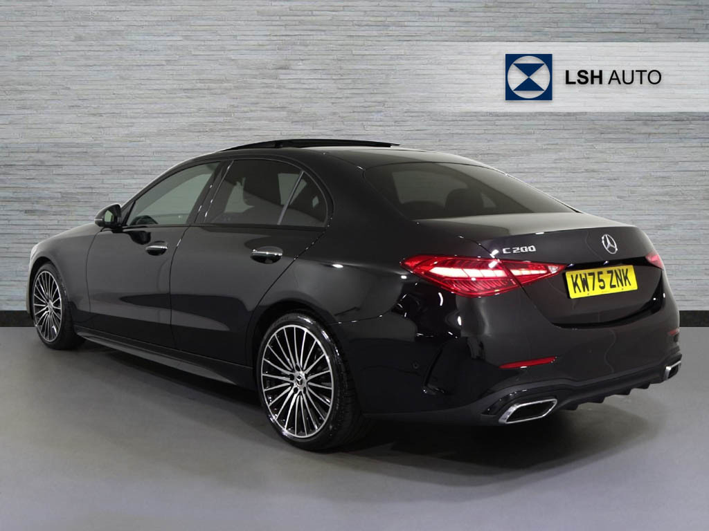 Mercedes-Benz C Class C200 Amg Line Premium Plus 9G-tronic KW75ZNK Black #2