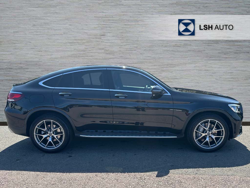 Mercedes-Benz GLC Class Glc 300D 4Matic Amg Line Premium Plus Coupe 9G FY22VCK Black #3