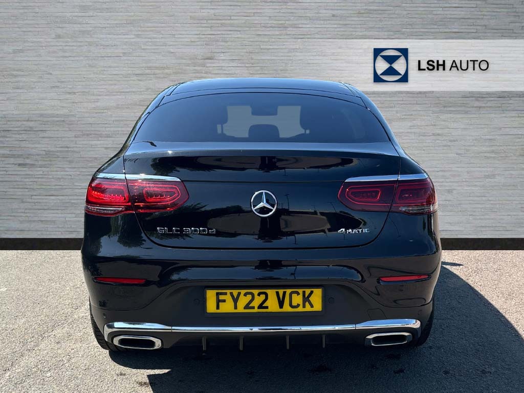Mercedes-Benz GLC Class Glc 300D 4Matic Amg Line Premium Plus Coupe 9G FY22VCK Black #4