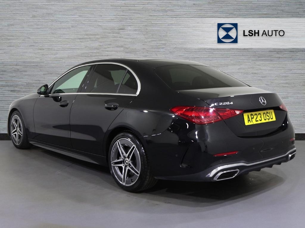 Mercedes-Benz C Class C220d Amg Line 9G-tronic Black #2