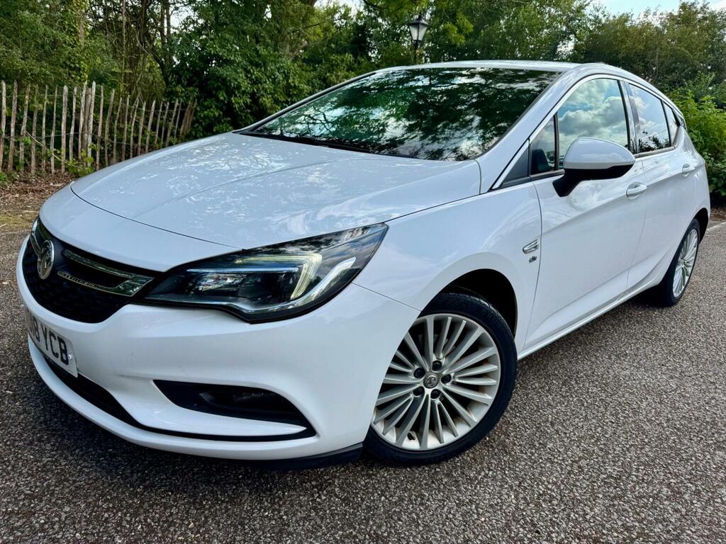 Vauxhall Astra Hatchback 1.4I Turbo Elite Nav Euro 6 201818 AO18YCB White #2
