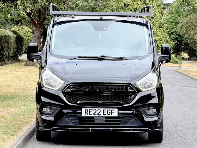 Ford Transit Custom 2.0 300 Ecoblue Limited Crew Van Double Cab Di RE22EGF Black #2