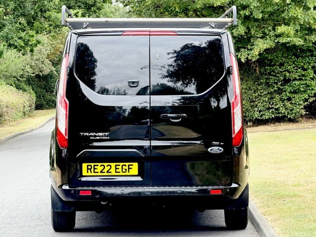 Ford Transit Custom 2.0 300 Ecoblue Limited Crew Van Double Cab Di RE22EGF Black #5