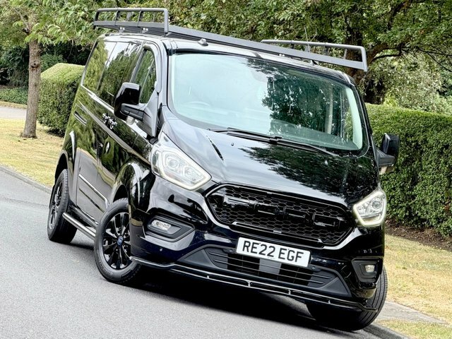 Ford Transit Custom 2.0 300 Ecoblue Limited Crew Van Double Cab Di RE22EGF Black