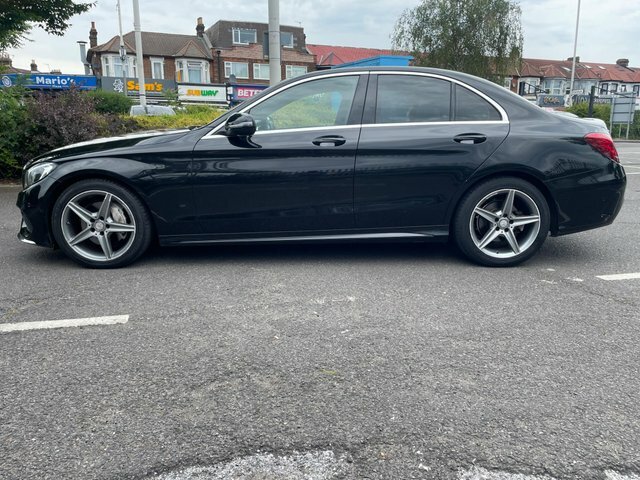 Mercedes-Benz C Class 1.6 C200d Amg Line YF65PFA Black #5
