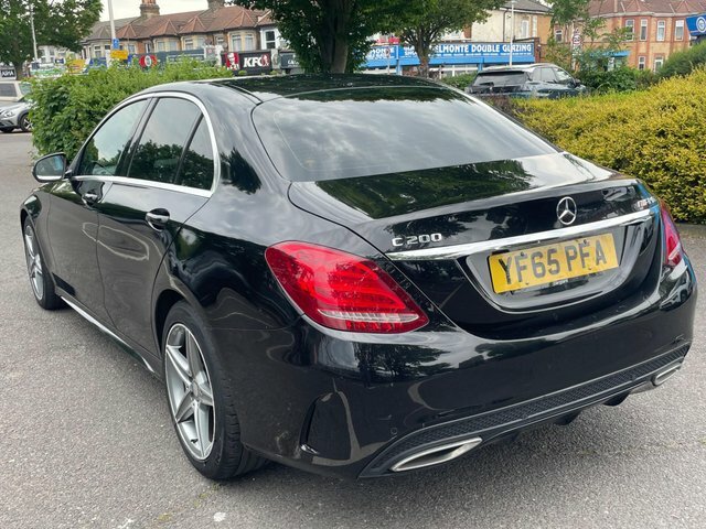 Mercedes-Benz C Class 1.6 C200d Amg Line YF65PFA Black #6