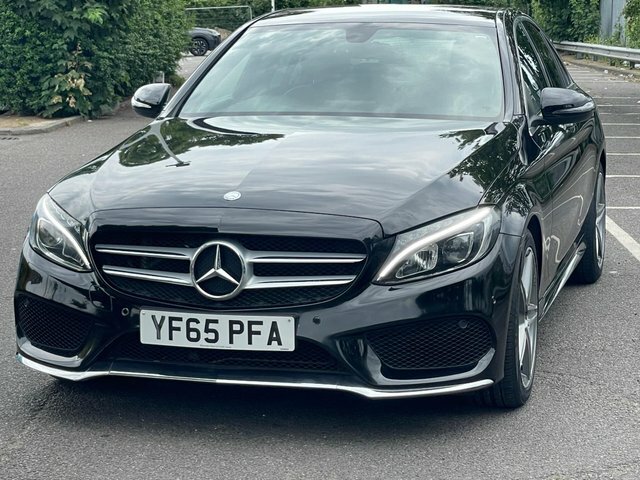 Mercedes-Benz C Class 1.6 C200d Amg Line YF65PFA Black #2