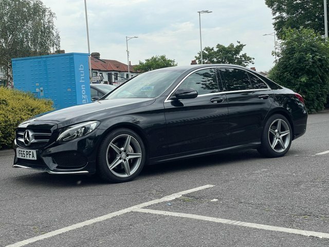 Mercedes-Benz C Class 1.6 C200d Amg Line YF65PFA Black #4