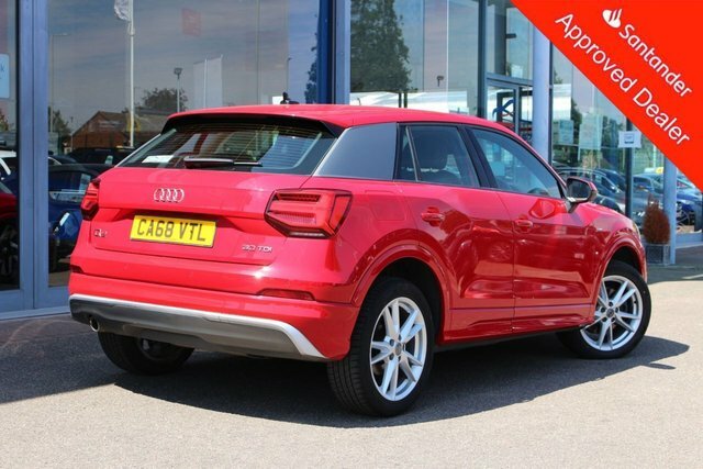 Audi Q2 1.6 Tdi 30 S Line Suv Euro 6 S CA68VTL Red #3