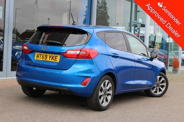 Ford Fiesta 1.0T Ecoboost Trend Hatchback Eu HT69YKE Blue #3