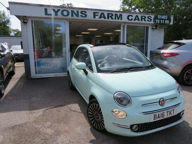 Fiat 500C 2016 1.2 Eco Lounge Convertible Green
