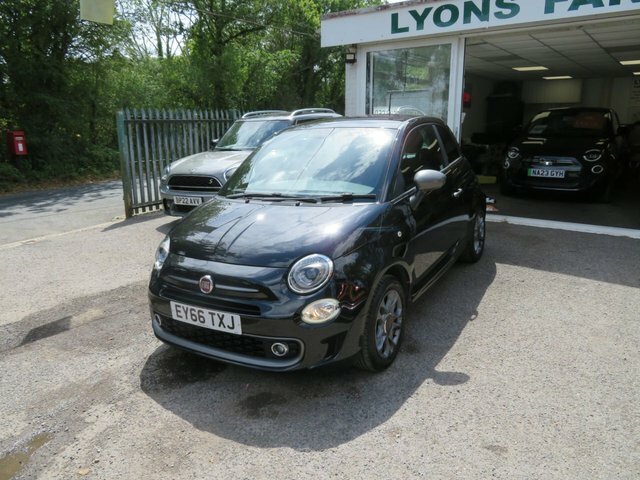 Fiat 500 2017 1.2 S Hatchback Euro 6 Ss EY66TXJ Black #3