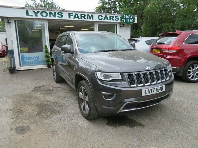 Jeep Grand Cherokee 2017 3.0 V6 Crd Overland Suv 4Wd E Grey