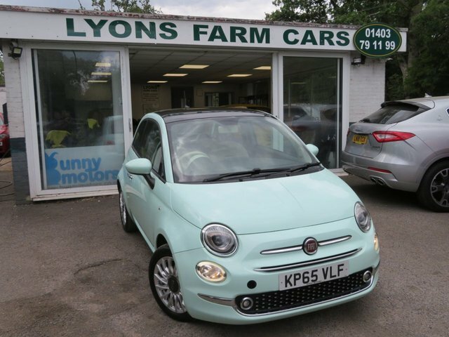 Fiat 500 2015 1.2 Lounge Hatchback Euro 6 Green