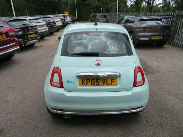 Fiat 500 2015 1.2 Lounge Hatchback Euro 6 Green #6