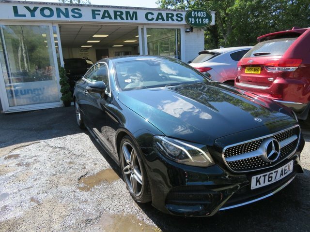 Mercedes-Benz E Class 2018 2.0 E220d Amg Line Coupe G-tronic Green