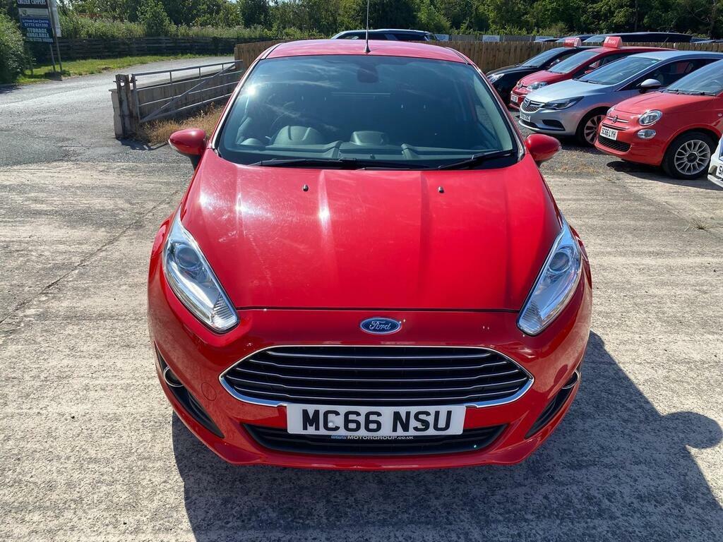 Ford Fiesta 1.0T Ecoboost Titanium Euro 6 S S MC66NSU Red #2