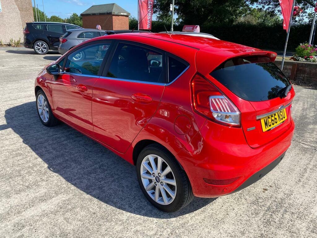 Ford Fiesta 1.0T Ecoboost Titanium Euro 6 S S MC66NSU Red #4