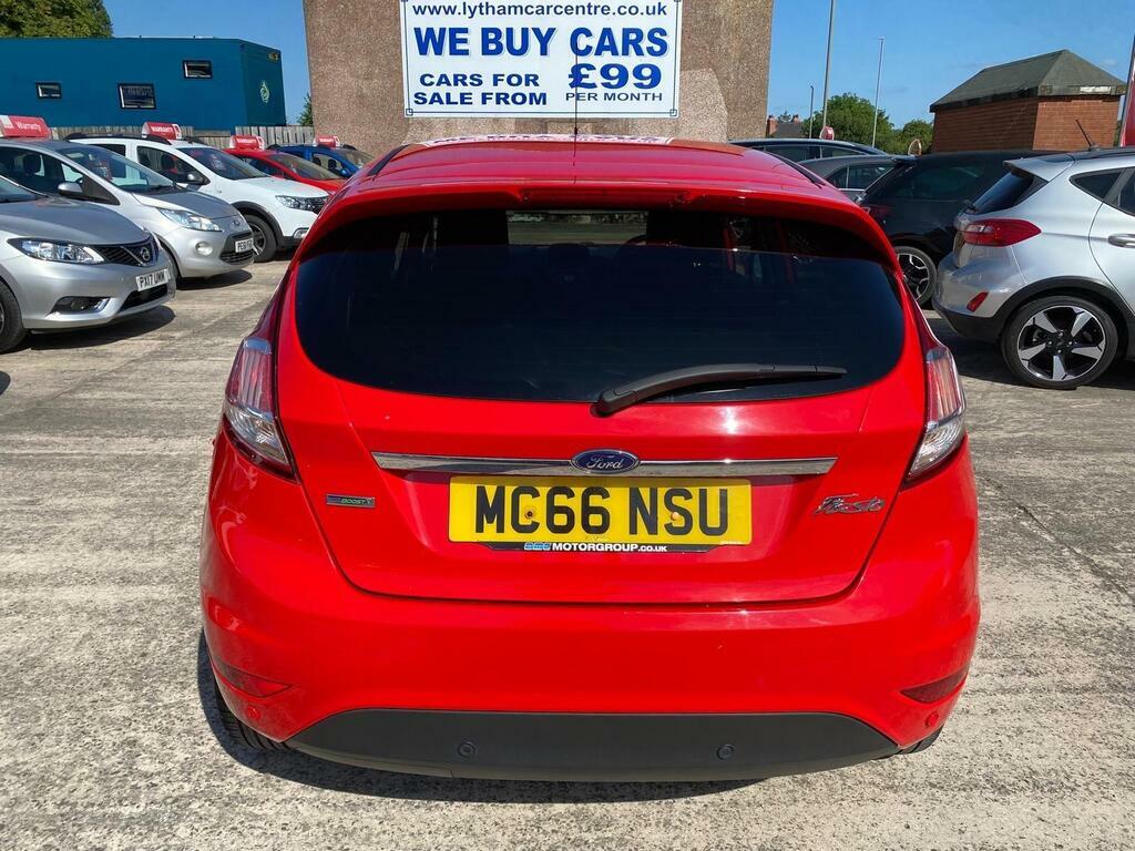 Ford Fiesta 1.0T Ecoboost Titanium Euro 6 S S MC66NSU Red #6