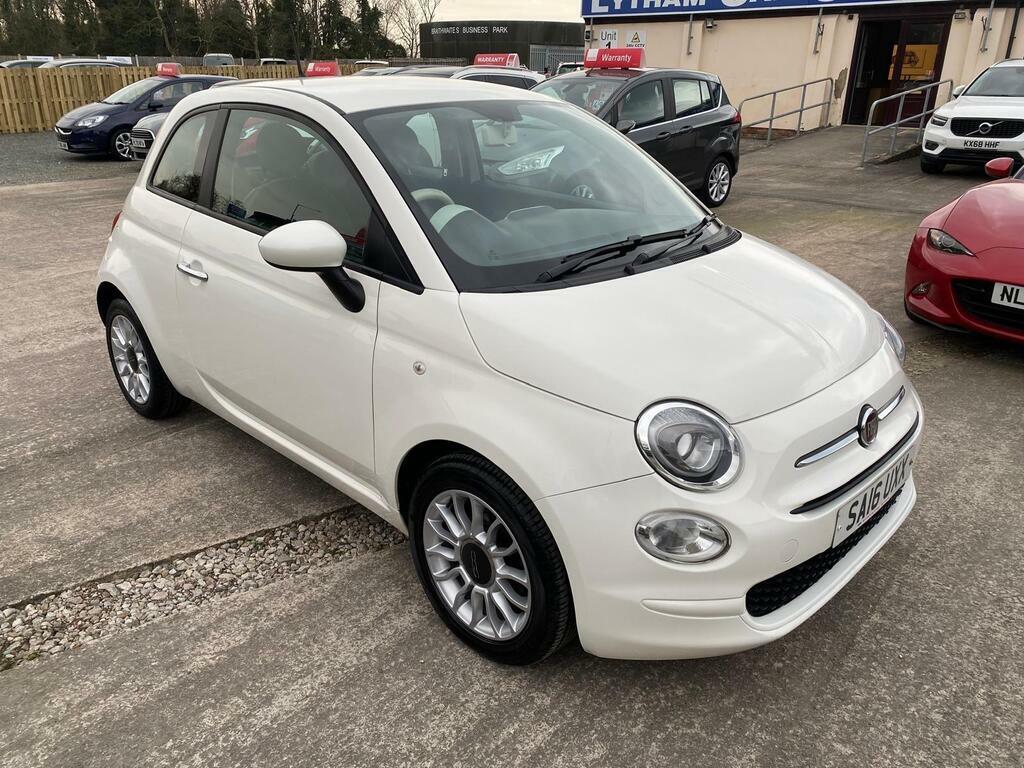 Fiat 500 1.2 Eco Pop Star Euro 6 S S White