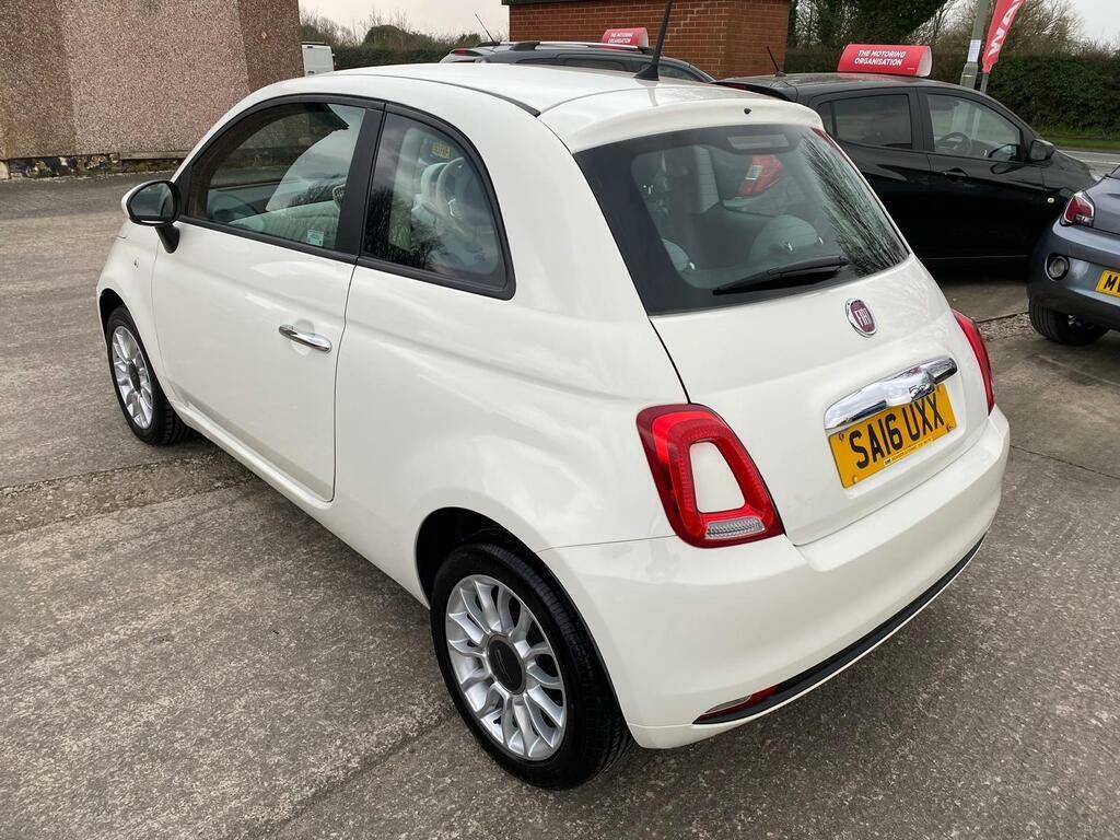 Fiat 500 1.2 Eco Pop Star Euro 6 S S SA16UXX White #4