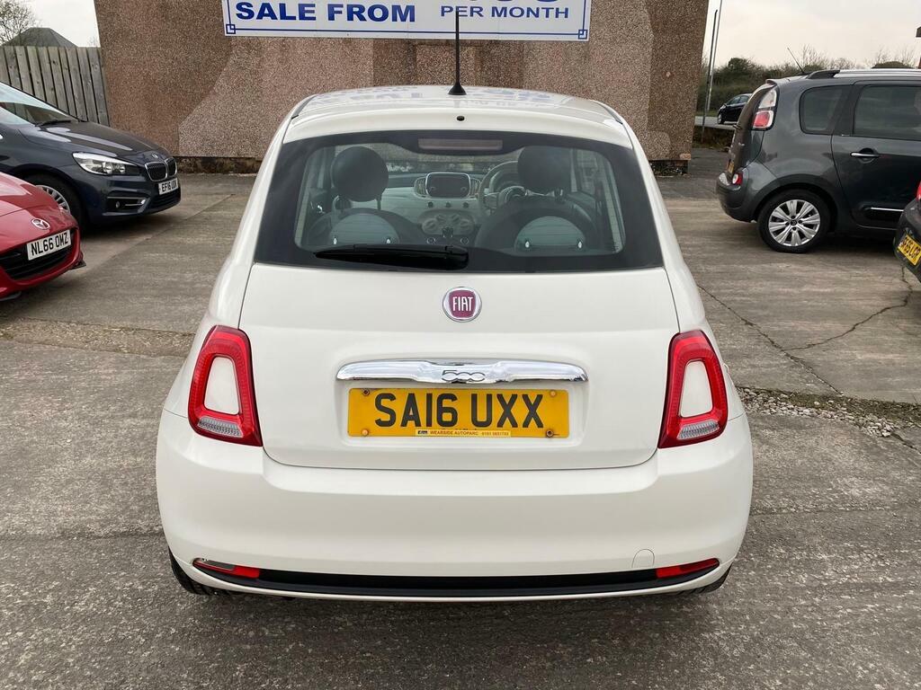 Fiat 500 1.2 Eco Pop Star Euro 6 S S SA16UXX White #6