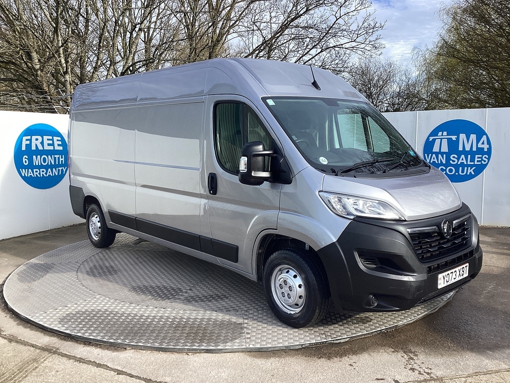 Vauxhall Movano Cdti 3500 Biturbo Prime Lwb A C H R Euro 6 U7856 YO73XBT Grey